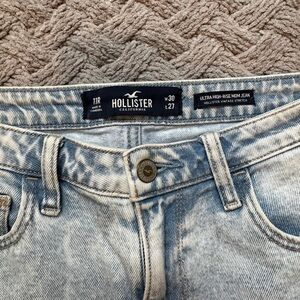 Hollister Light Blue Ultra High Rise Jeans